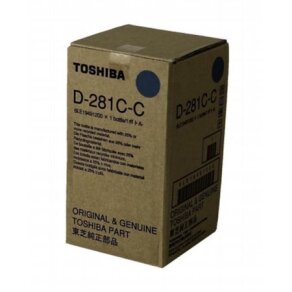 Toshiba wywoływacz Cyan D-281C-C, D281CC, 6LE19491200