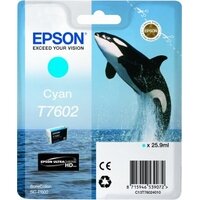 Epson tusz Cyan T7602, C13T76024010