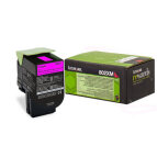 Lexmark toner Magenta 802XM, 80C2XM0 (return)