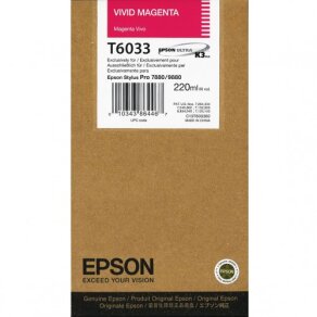 Epson tusz Vivid Magenta T6033, C13T603300