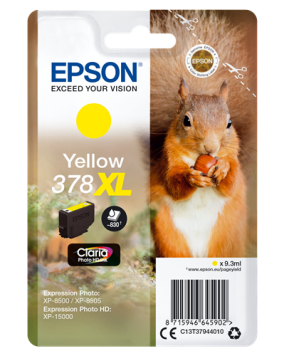 Epson tusz Yellow 378XL, C13T37944010