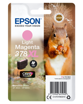 Epson tusz Light Magenta 378XL, C13T37964010