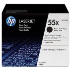 HP 2 x toner Black 55X, CE255XD