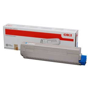 Oki toner Cyan 44844507