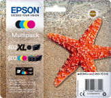 Epson 4 x tusz: Black 603XL + CMY 603, C13T03A94010
