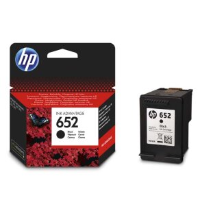 HP tusz Black 652, F6V25AE