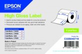 Epson etykiety wysoki połysk C33S045719 102 mm. x 152 mm. 800 etykiet