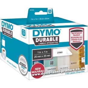 Dymo etykiety poliprepylenowe 25 x 25, 1933083