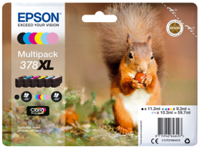 Epson 6 x tusz CMYKPCPM 378XL, C13T37984010