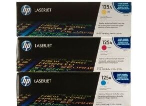 HP 3 x toner CMY 125A (CB541A, CB542A, CB543A) CF373AM