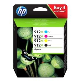 HP 4 x tusz CMYK 912XL (3YL81AE + 3YL82AE + 3YL83AE + 3YL84AE), 3YP34AE