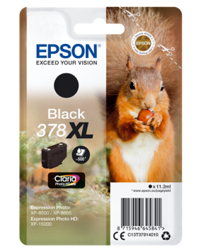 Epson tusz Black 378XL, C13T37914010
