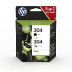 HP tusz Black 304, N9K06AE + tusz Color 304, N9K05AE, 3JB05AE