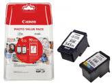 Canon 2 x tusz: Black 545XL, PG-545XL + Color 546XL, CL-546XL, 8286B006 + 50 arkuszy papieru